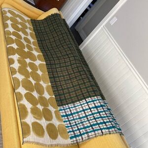 Inouitoosh Designed in Paris NWT 100% Wool 100 x 190 cm